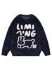 Unisex Cute Cartoon Rabbit Knit Sweater