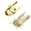 Creative Unisex Insect Adjustable Rings Unique Exaggeration Finger Rings Adornment Metal Cicada Shaped Rings Adornment