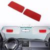 Red Soft Carbon Fiber Cosmetic Mirror Panel Sticker For Honda Pilot 03-08