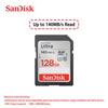 SanDisk 128GB Ultra SD Card SDHC UHS-I Card and SDXC Memory Card 32GB 64GB 256GB 512GB Original SD Card for Camera Up To 120-150Mb/s Flash Card