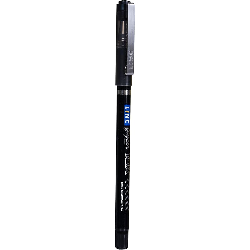 Linc Glycer 0.6mm10X Ball Pen | Black Ink | Pack of 10 Pens 101 чёрный
