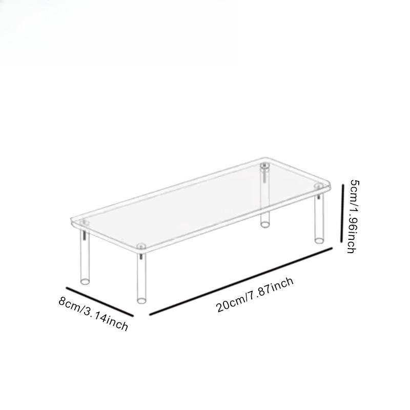 

Acrylic Blind Box Display Rack Standing Table Cupcake Cosmetic Perfume Dolls Action Figure Display Rack Decoration Storage Shelf