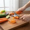 Stainless Steel Vegetable Peeler for Pumpkin and Winter Melon with Anti Slip Handle