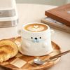 Healing Department Cloth Bag Seal Ceramic Cup Soft Moe 3D Design Large Capacity Student Party Dormitory Breakfast Drinking Cup