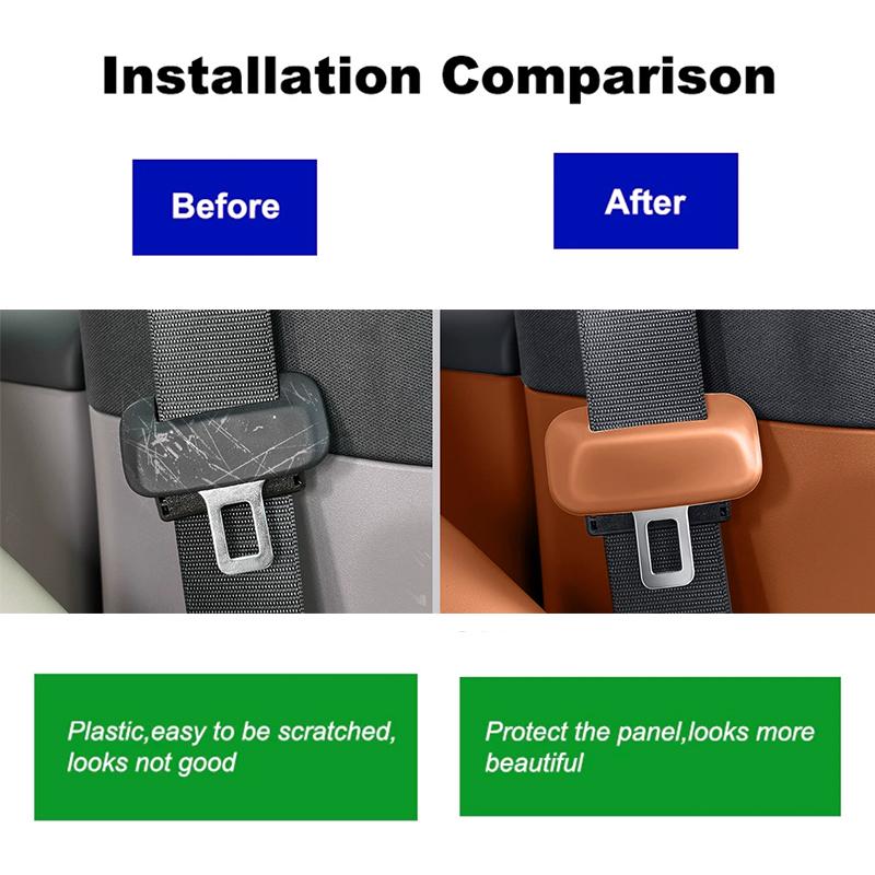 For Chery iCAR V27 ICAUR V27 2026 Seat Belt Protective Cover Silicone Collision Protection Cover Interior Accessories