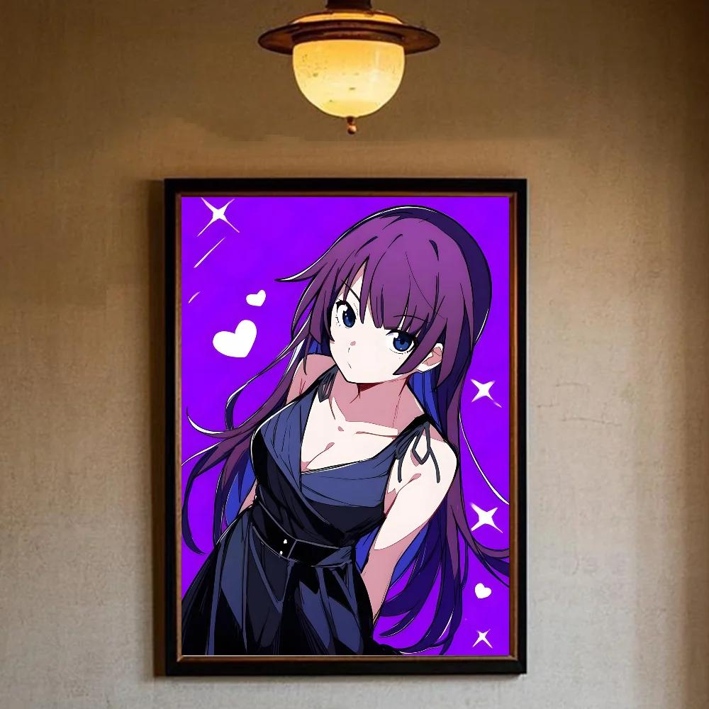 Anime Bakemonogatari Senjougahara Hitagi Poster HD Art Sticky Wall Waterproof Home Living Room Bedroom Bar Aesthetic Decoration