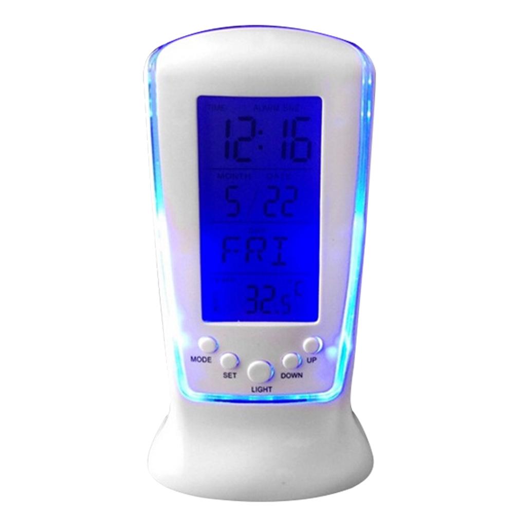 Buy Calendar Clocks Digital LED Clock Desk Clock Bedside Temperature Music Lighting Multi