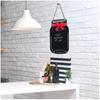 Les Trésors De Lily [M1670] - Black Red 'Jam Jar' Slate Memo Board - 30x16 Cm