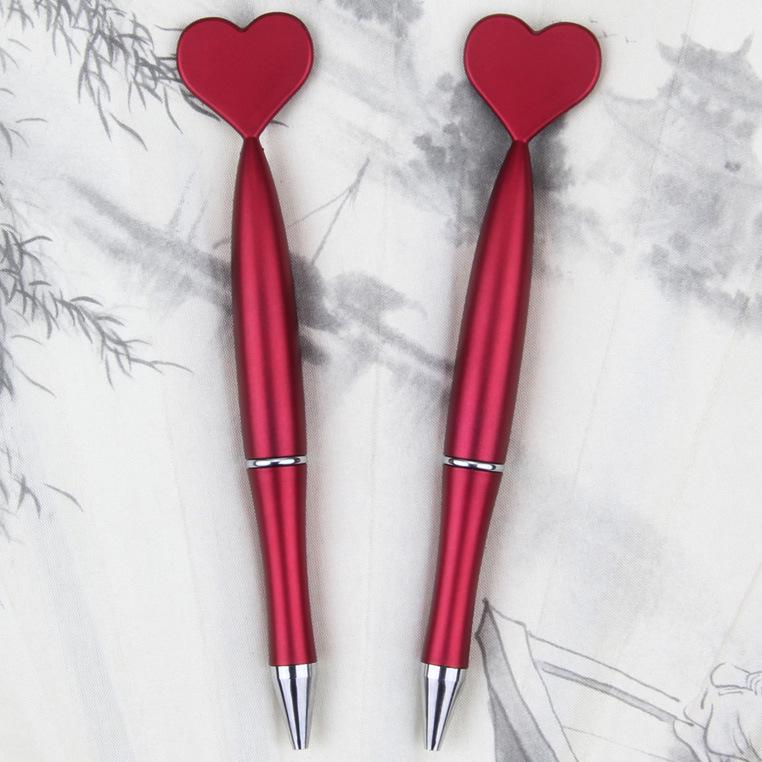 Five-Star Twisting Heart Butterfly Christmas Ballpoint Pen
