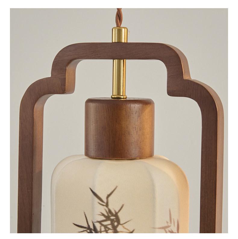 Song Dynasty Aesthetic Pendant Lamp for Living Room: Vintage New Chinese Style for Bedroom, Bar Counter, or Hallway