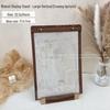 Walnut Wood Manicure Display Stand with Solid Base