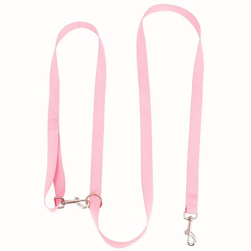 Vodítko pro psy s volnýma rukama, nastavitelné vodítko pro psy, řetěz 230 cm, dvojité vodítko pro venčení psů, multifunkční nylonové lano, chodítko pro domácí mazlíčky