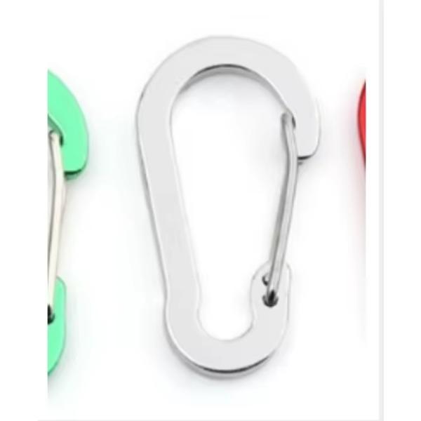 

5 шт. Однотонные альпинистские пряжки Инструменты для улицы Мини-карабины с проволочной защелкой для альпинизма, пешего туризма, маленькие, прочные, быстрый крюк