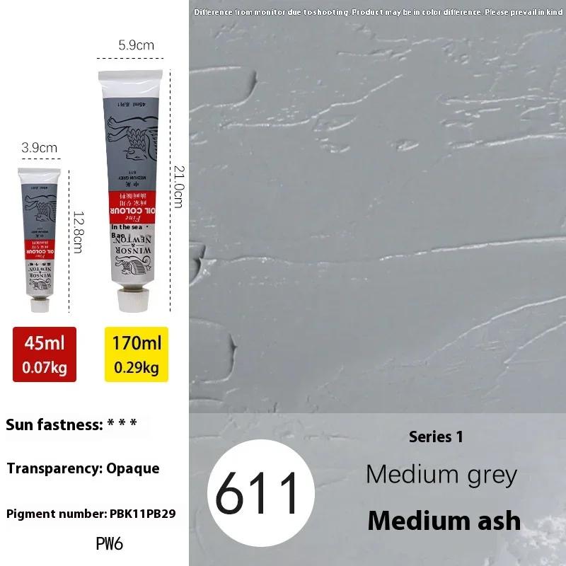 

Winsor & Newton Олійна фарба Художня 45мл Професійний Пігмент для Акрилового Малювання Тюбик для Початківців Малювання Графіті Тканина 53Кольори