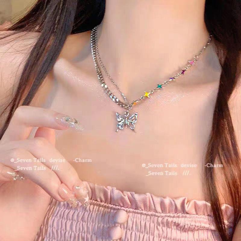 2024 Niche Design Dopamine Color Pearl Choker for Women - Summer Clavicle Chain