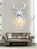 Deer Antler Wall Lamp: European Creative Lighting for Living Room, TV Background, or Bedside Décor