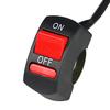 Motorcycle Handlebar Mount On-Off Button Switch Double Flash Dangerous Lamp Switch Controller Switch