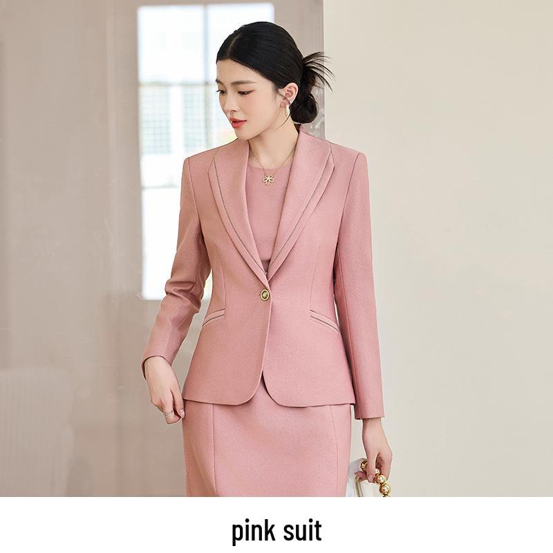2025 Women's Spring Autumn Suit Dress Set: Elegant Workwear for Commuting and Formal Occasions