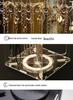 Rotating Earring & Necklace Display Rack with Dustproof Large Capacity