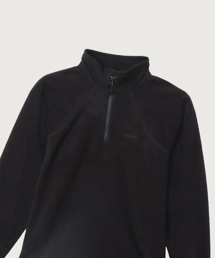 Champion [Black Edition] Half-Zip Fleece Off Black