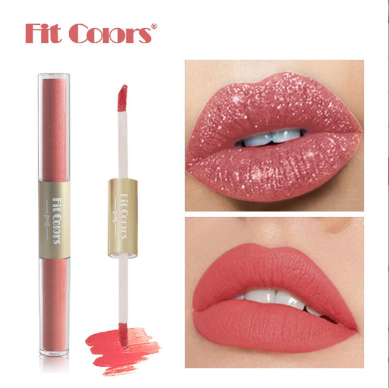 Třpytivá rtěnka Waterproof Liquid Lip Glaze Oil Shimmer Lipstick Makeup Jelly Lip Gloss Lesklý lesk na rty Rtěnka Matte Lip Glaze