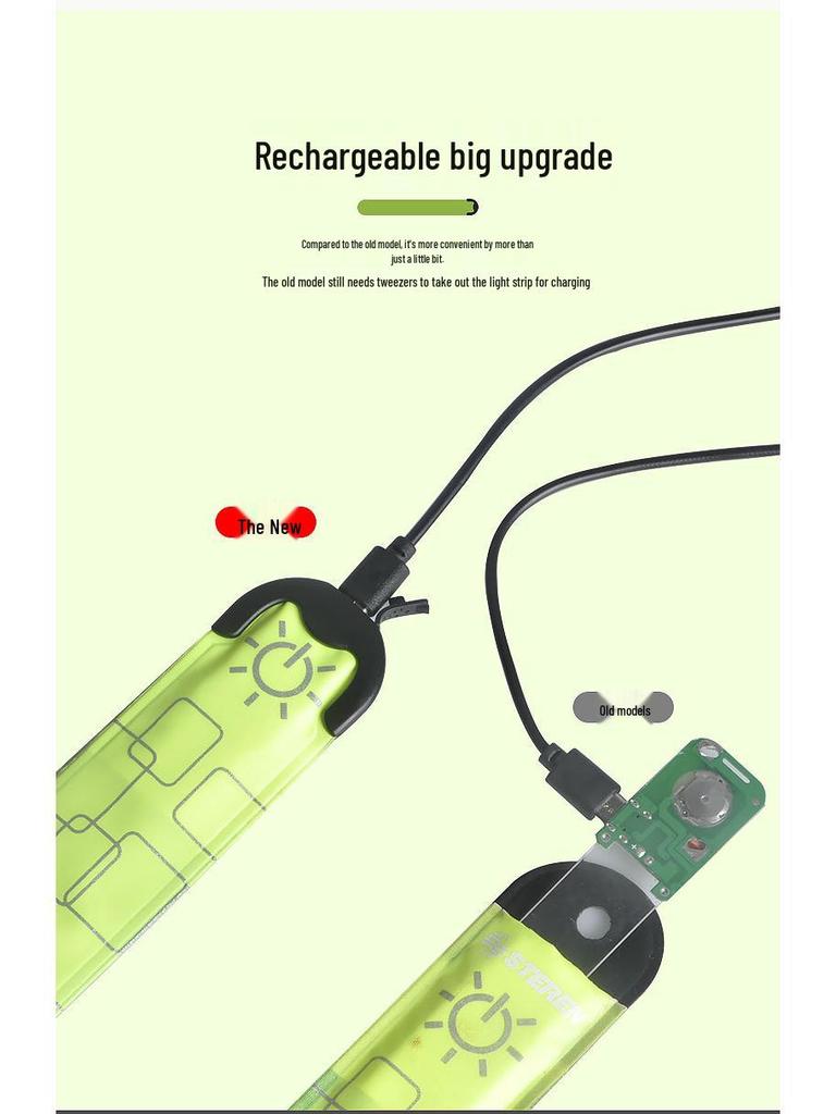 USB Rechargeable LED Armband Light for Outdoor Running