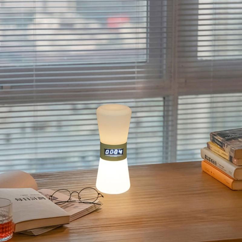 Visual LED Timer Quiet Rechargeable Hourglass For Kitchen Study Office With 600mAh Battery