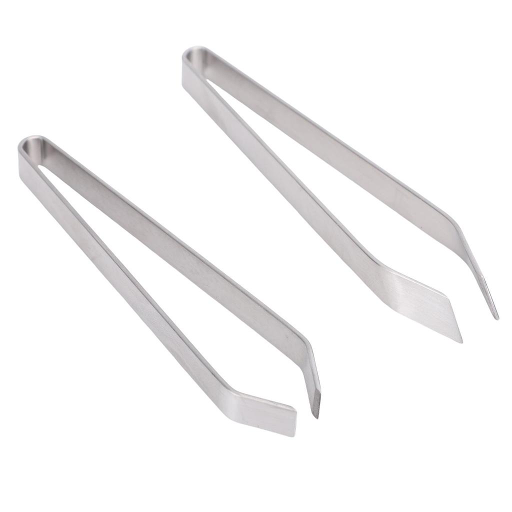 Fish Bone Tweezers Stainless Steel Flat and Slant Tweezers Pliers Remover Tool for Kitchen