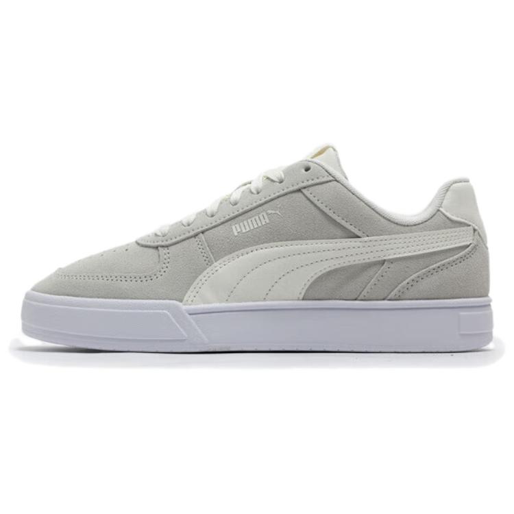 New PUMA Caven Breathable Low Top Skateboard Shoes Unisex Gray White 391939-04