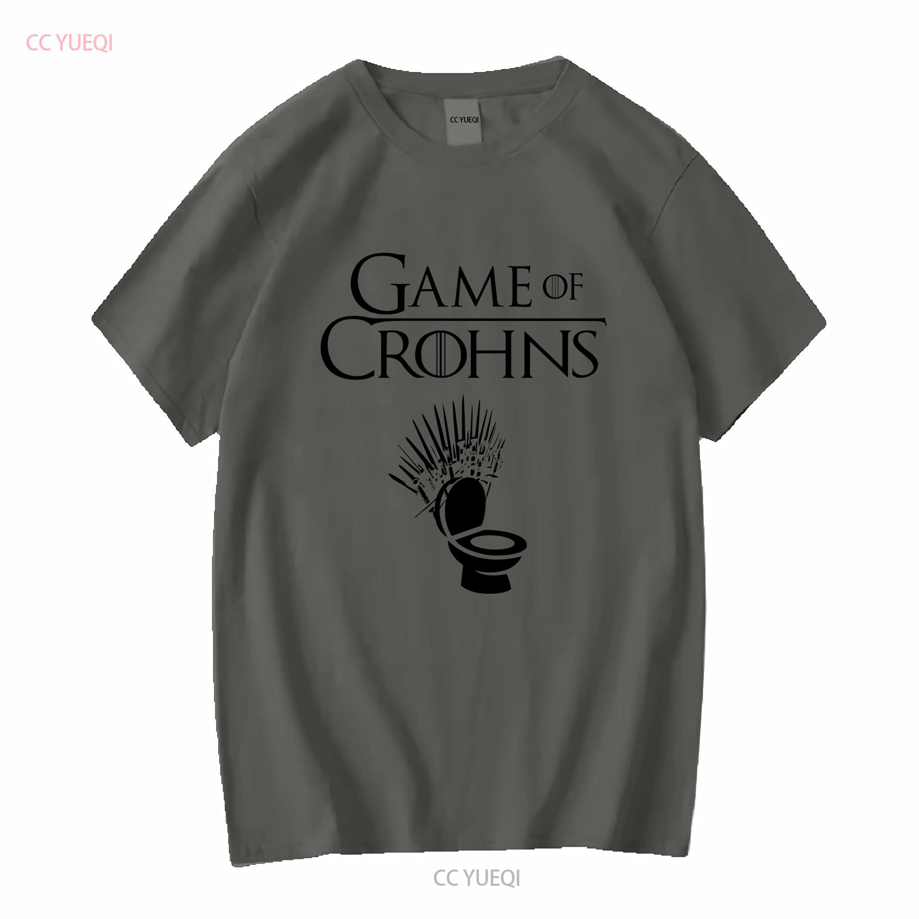 

Game of Crohns T Shirt long or short sleeves vintage Washed Comfortable Stylish Casual Versatile Slightly Breathable fashion 4XL