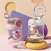 600ML Cute Water Bottle with Straw Juice Milk Drinking Bottle For Kid Healthy Material Outdoor Drinking Kettle