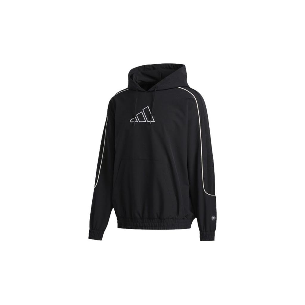 adidas Sweatshirts Men's Black Hooded Moderate Regular FR5736