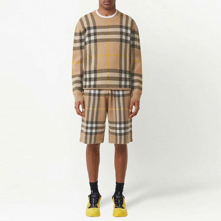Burberry check cashmere jumper 80549201