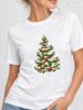 (Asian Size) style trend Print Woman Clothing New Year T Shirt Christmas Festival Tee Women Fashion Top Short Sleeve Graphic T-shirts