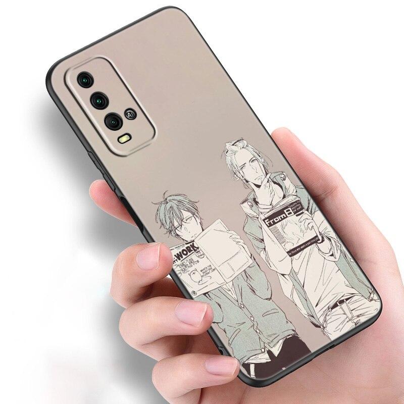 Cute Cartoon Anime Given Yaoi Silicone Phone Case For Xiaomi Redmi Note 11 10 9 8 Pro 11T 10T 10S 9S 8T 9 9A 9C 9T Black Cover