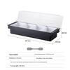 Zhishi Commercial Bar Divided Fruit Container with Lid