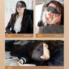USB Heated Eye Mask for Dry Eyes Sleep Steam Eye Massager Hot Compress Sleep Shading Relieve Eye Fatigue for Offic &Travel 3speed Temperature Control