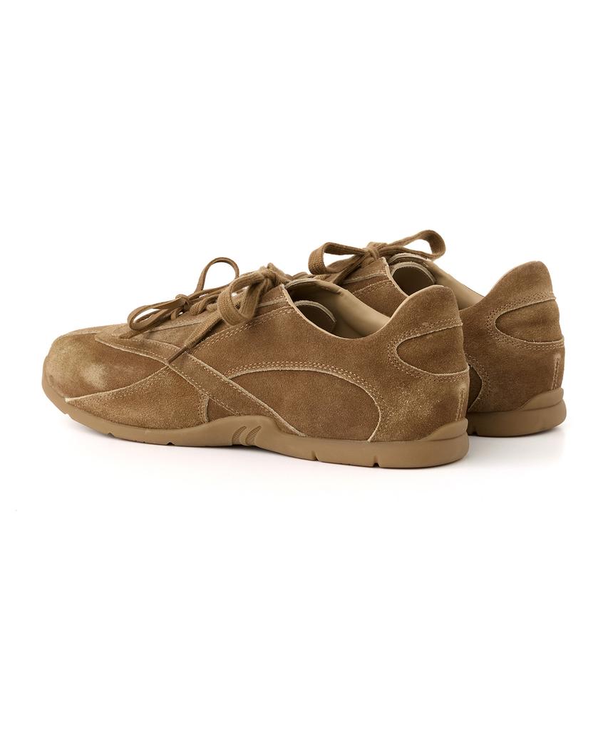 Dnsr Women Low-Cut Suede Sneakers Brown