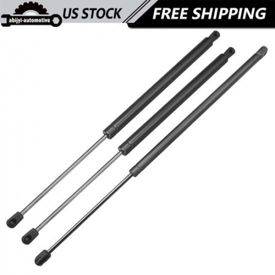 3Pcs Front Hood+Rear Tailgate Lift Support Gas Shock Struts For GMC Acadia
