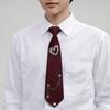 Black Love Heart Tie Korean Style Shirt Tie Elegant Long Necktie  JK Uniform Decoration