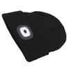 Winter Knitted Hat with Detachable Light Warm USB Rechargeable LED Headlamp Hat for Running Camping Cycling Fishing