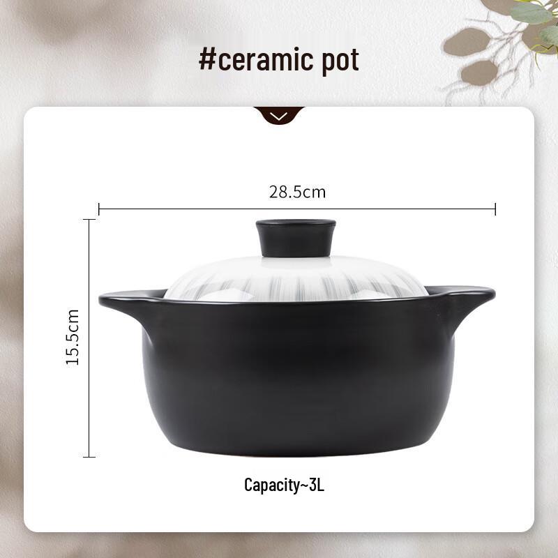 Mod Lanka Misty Japanese Ceramic Casserole Pot