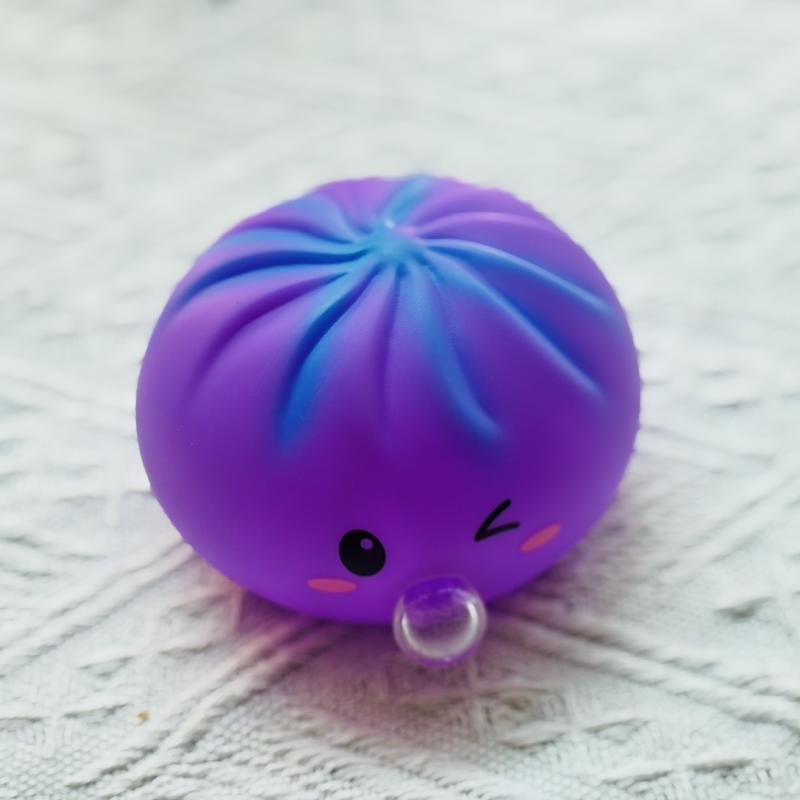 Cute Dumpling Squeeze Slow Rising Fidget Sensory Toy Kawaii Steam Bun Stress Relief Squeeze Toy For Kids Adults Gift