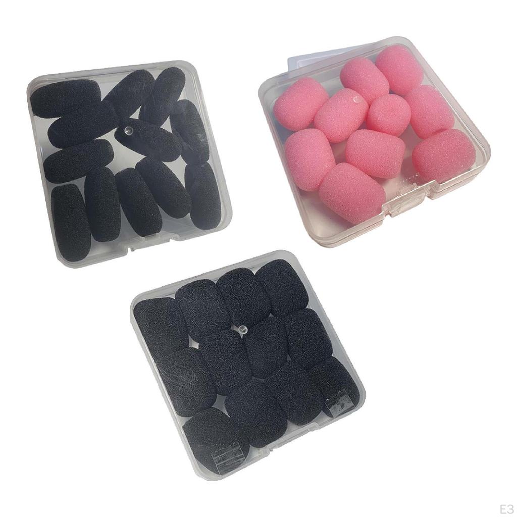 12 Pieces Windscreen Mic Cover Compact Easy to Use Professional Protection Reusable Wind Screen