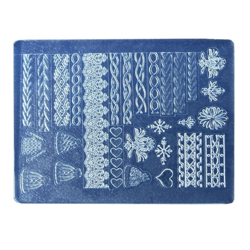 Silicone Nail Art Handicrafts Moulds DIY Nail Tools Accessories Nail Carving Molds Silicone Material for Nail Decoration