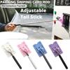 Retractable Card Reacher Stick Parking Lever Swiping Card Stick for Car Stainless Steel Parking Payment Pole Swiping Tool