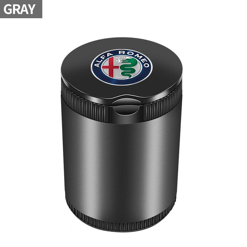 Portable LED Smoke Car Ashtray Cigarette Ash Holds Cup for Alfa Romeo Spider Giulia Giulietta 147 156 159 Mito Stelvio GT Spider