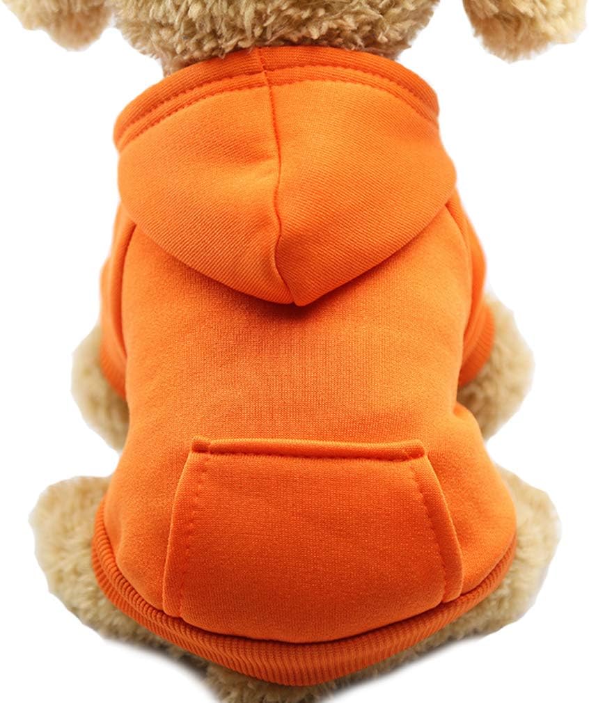 Pet Dog Cold Weather Jacket with Pockets Winter Dog Hoodie Warm Puppy Clothes for Large and Small Dogs Chihuahua Clothing, Sweet Gift for Cute Pets