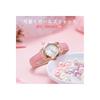 Girls' Quartz Analog Watch Round Face Arabic Numerals Daily Waterproof Green Silver