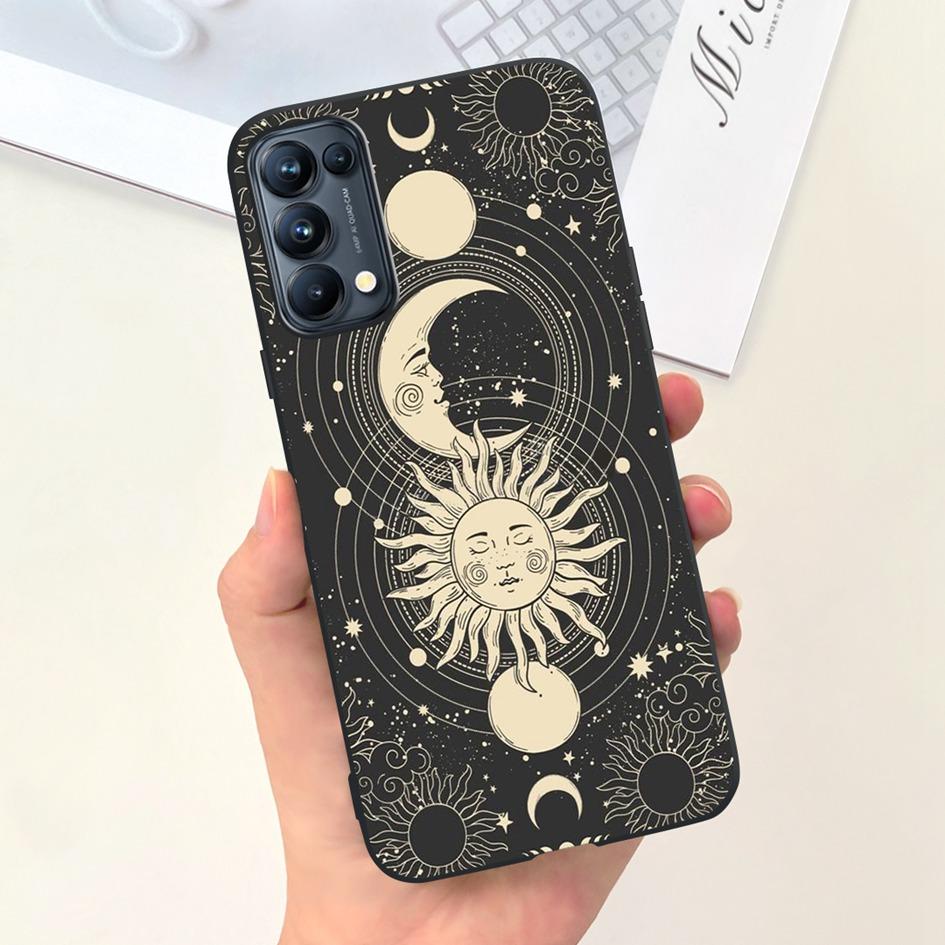 

For OPPO Reno 5 5G Case Reno5 Pro Cover Fashion Painted TPU Soft Silicone Phone Cases For OPPO Reno 5 Pro Reno5 Shockproof Funda Reno 5 Pro 5G